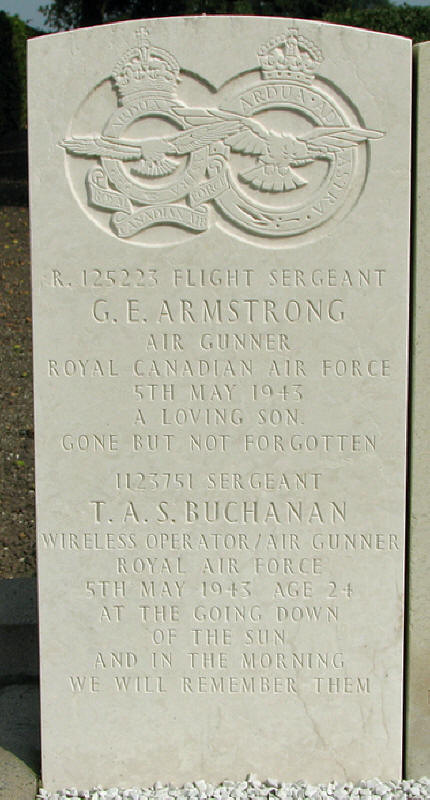 Sgt Thomas Alexander Stuart Buchanan<br/><br /><br />died May 5th, 1943